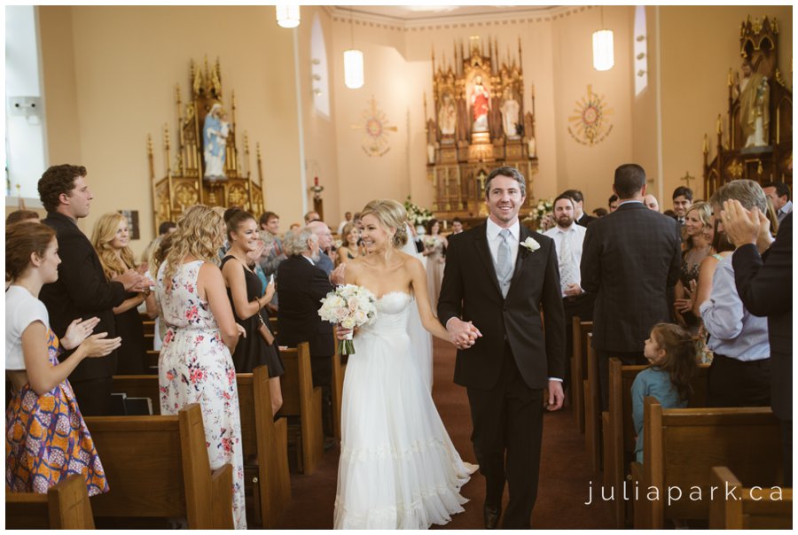 St Boniface Church wedding ceremony