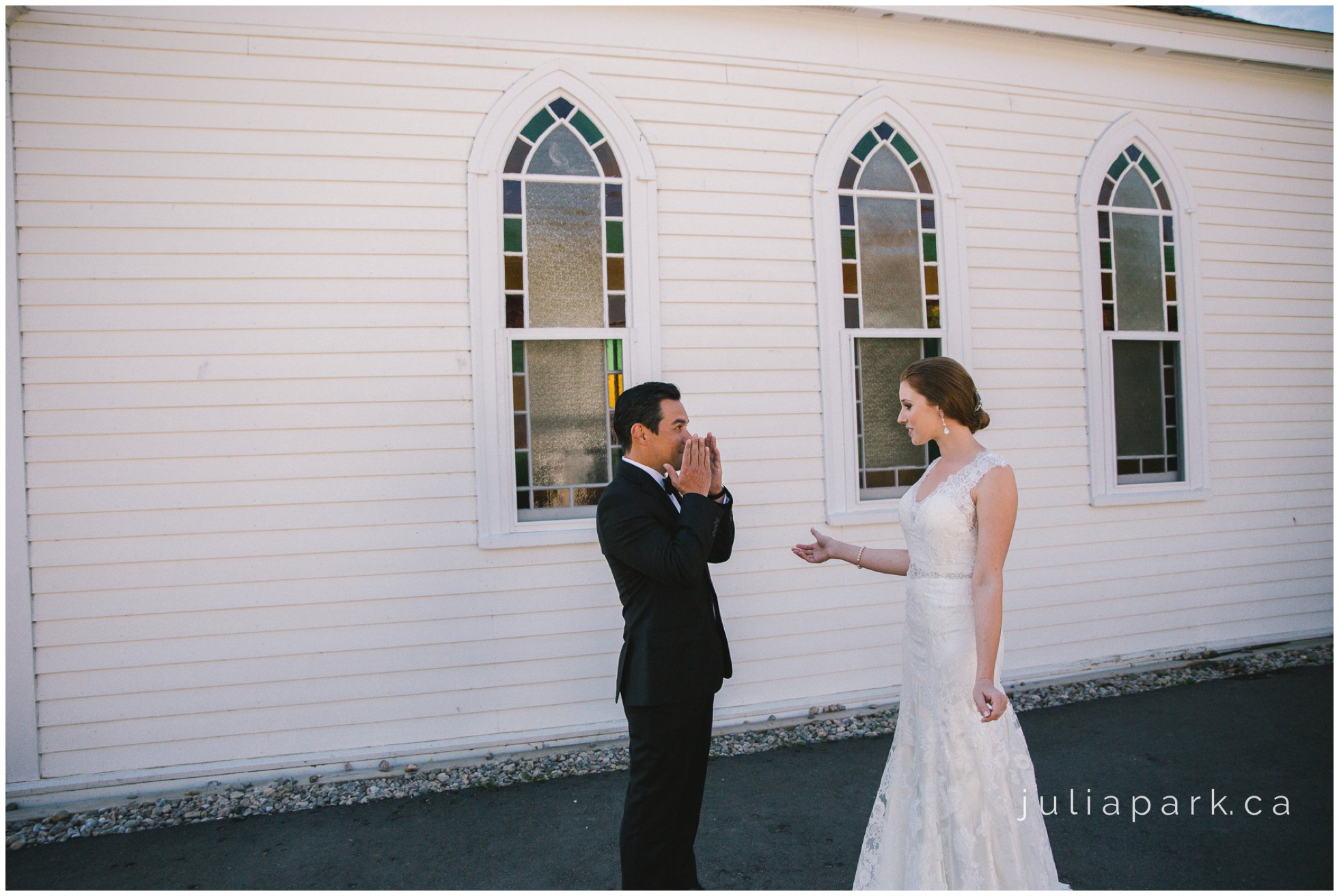 Groom's reaction