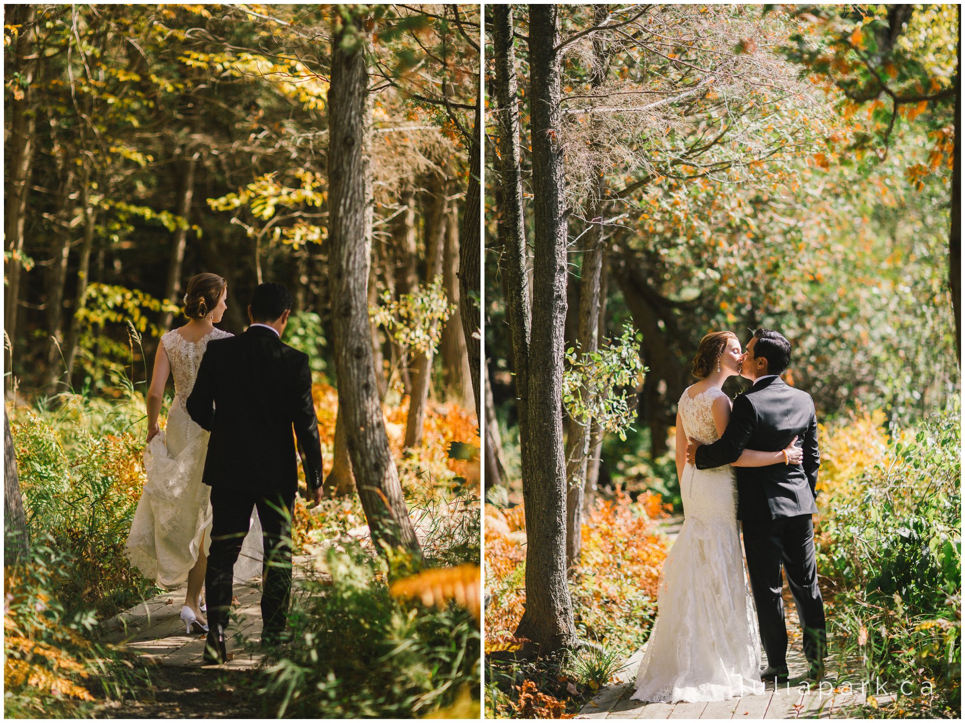 Outdoor wedding in Muskoka