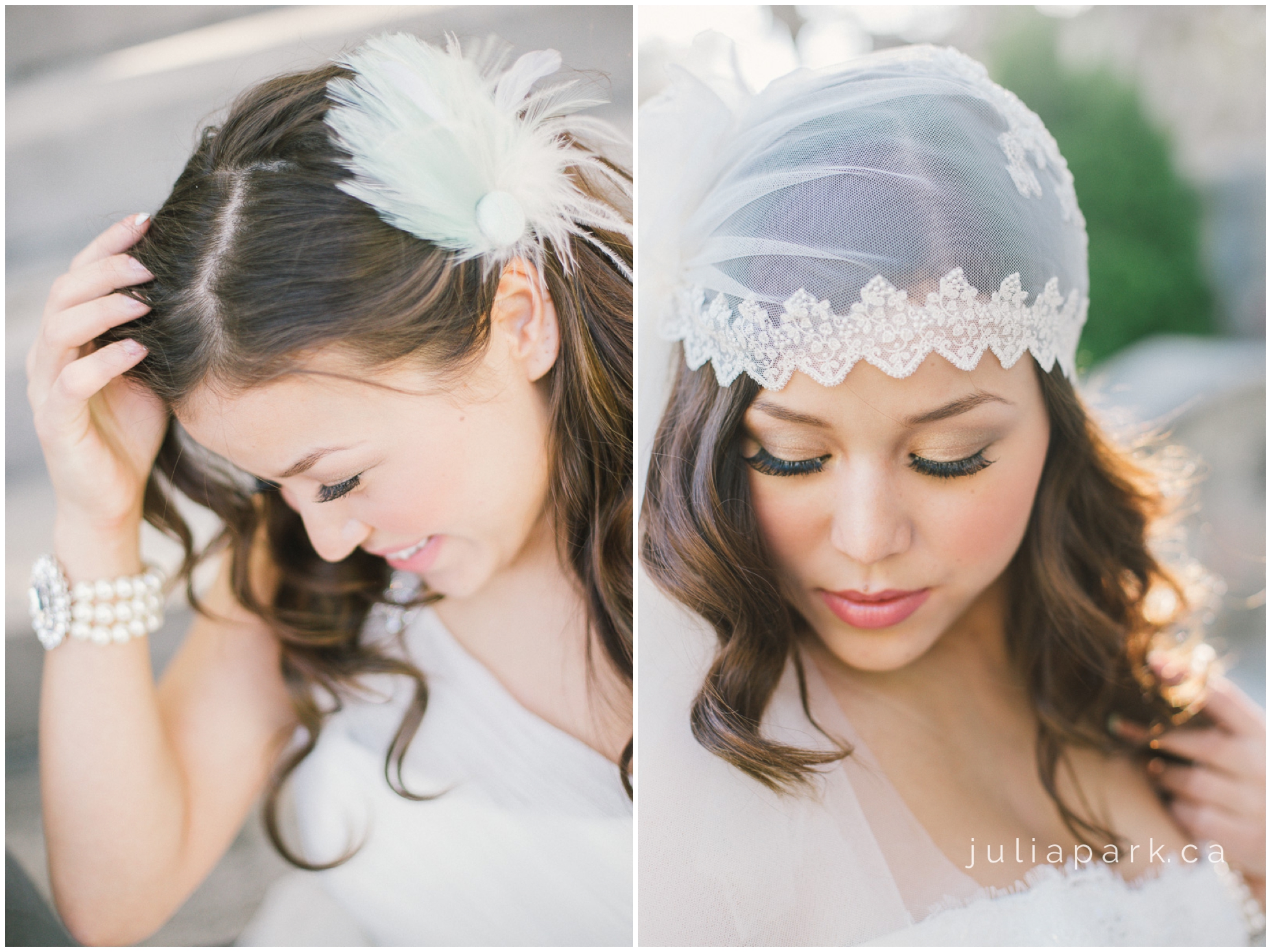 hairpiece ideas for bride